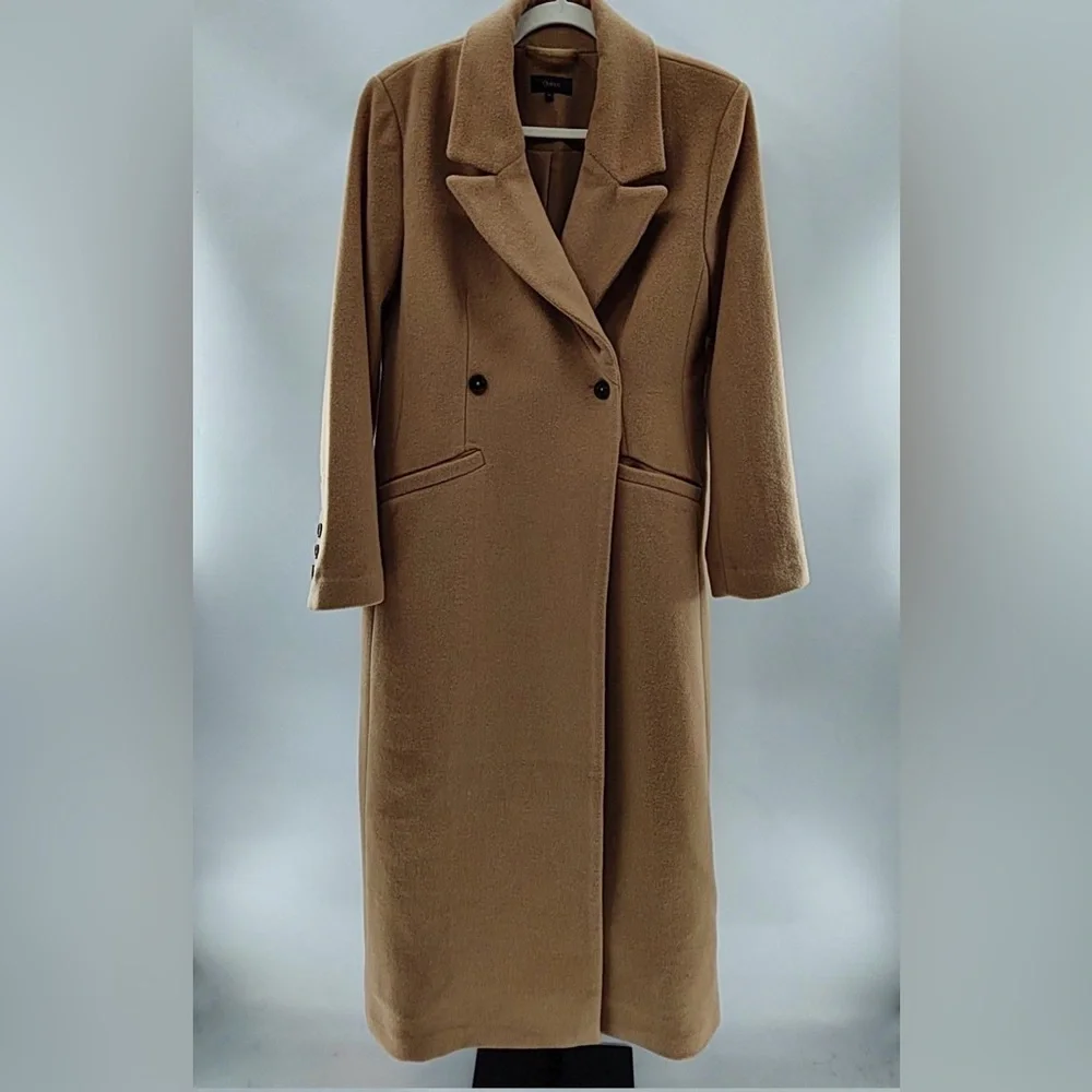 Quince Wool Cashmere Coat in Caramel (Size Medium) - Picture 2 of 4
